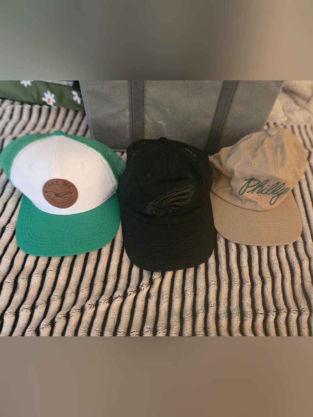 Philadelphia Eagles Bundle (Set Of 3) Hats Football Philly #GOBIRDS